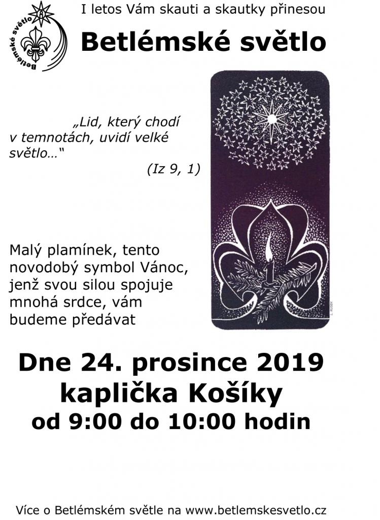 betlémské světlo