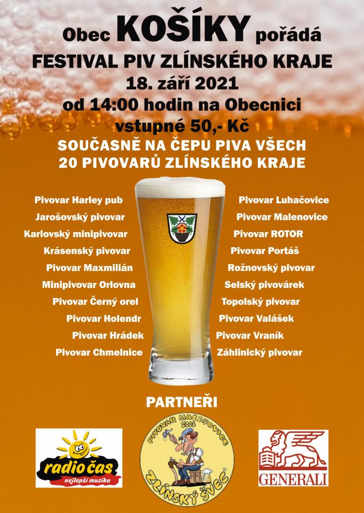  FESTIVAL PIV ZLÍNSKÉHO KRAJE