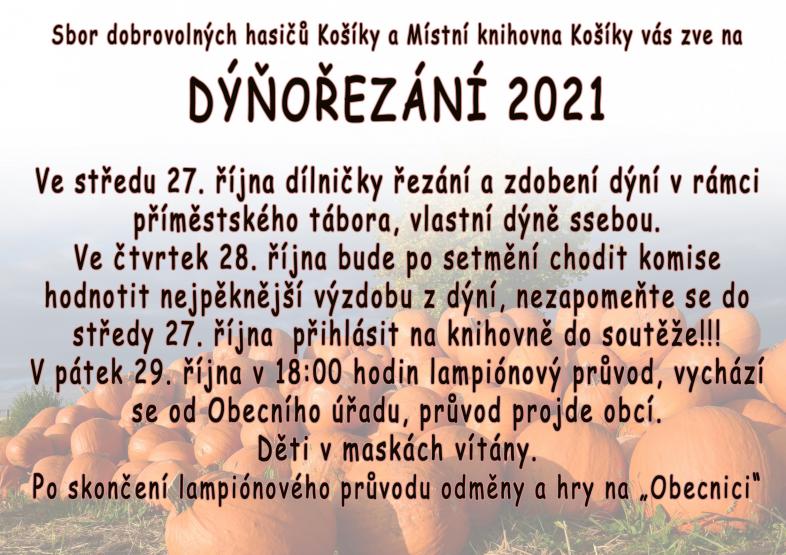 DÝŇOŘEZÁNÍ 2021